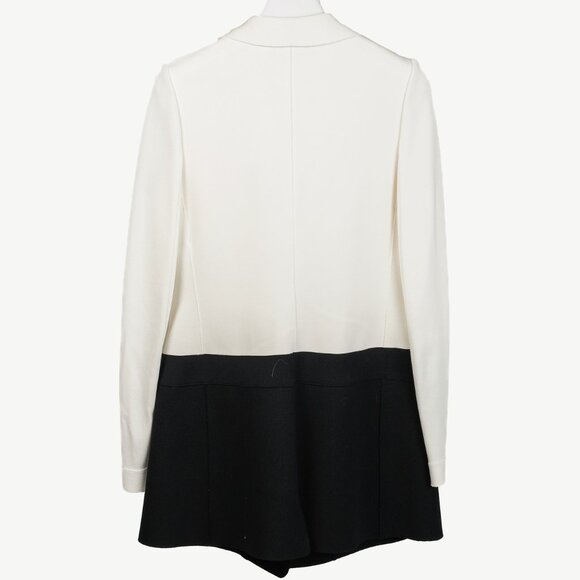 Marie Saint Pierre White & Black Ponte Two-Tone Blazer - Picture 2 of 9